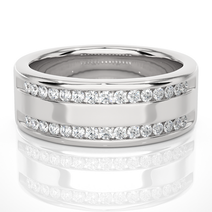 Empire Round Diamond Ring