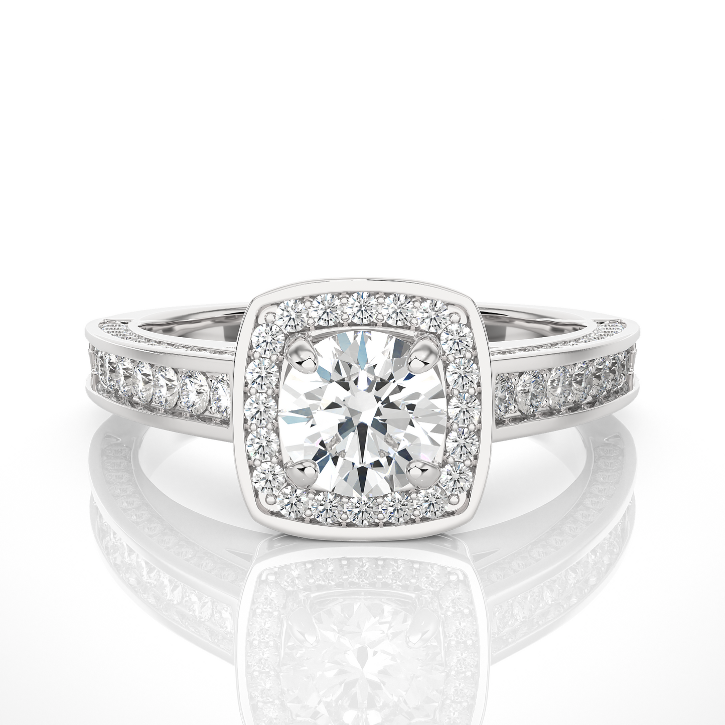 majesta round diamond ring