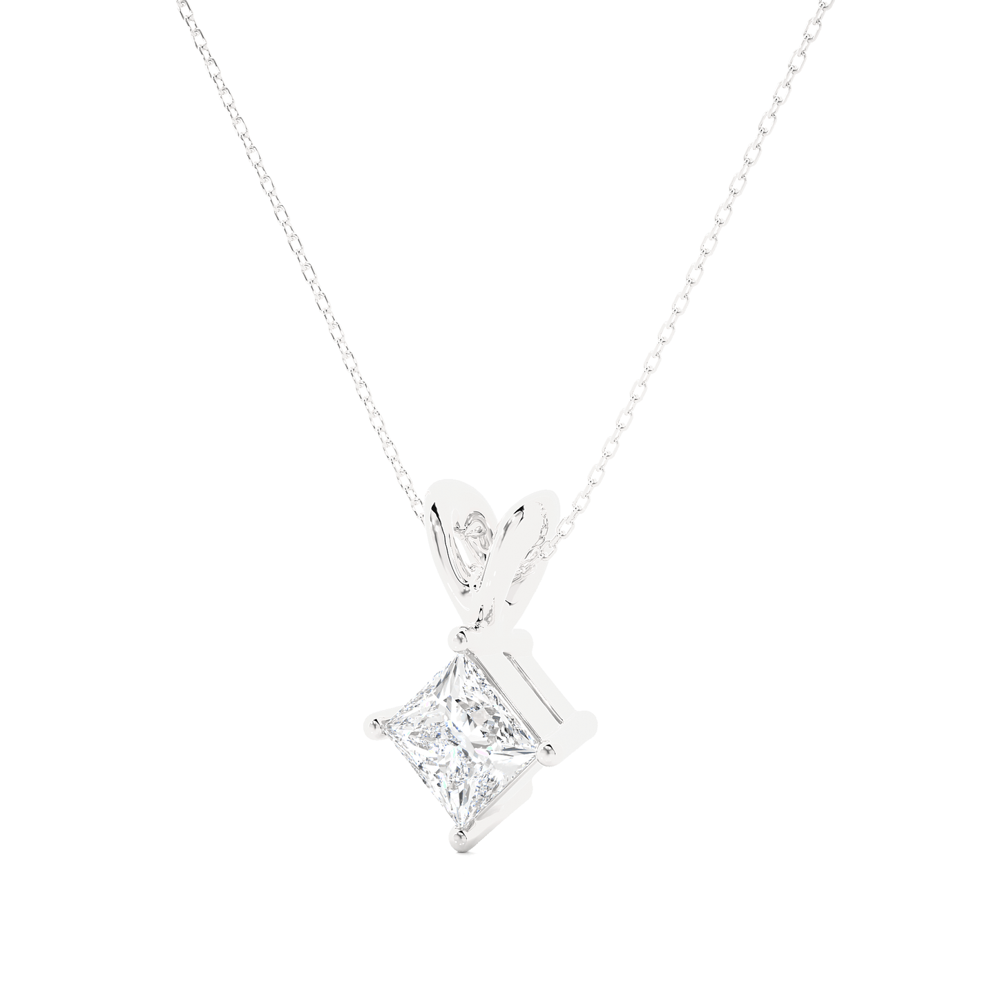 stellar princess diamond pendant (chain sold separately) - espira fine gems