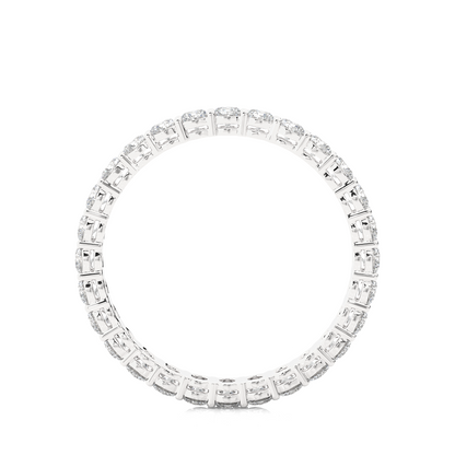 Timeless Eternity Band Round Lab Grown Diamond Ring - Espira Fine Gems