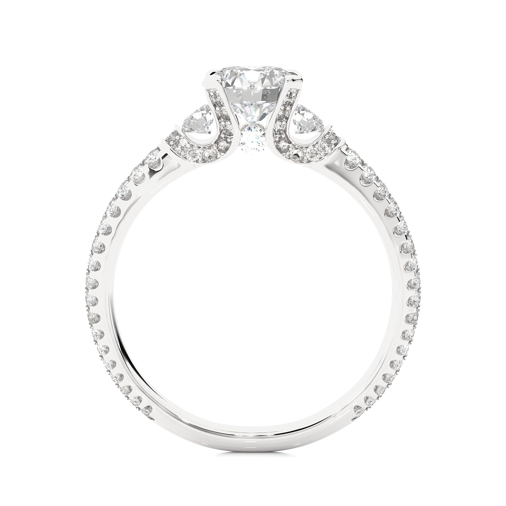 Mistara Round Diamond Ring - Espira Gems