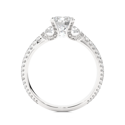 Mistara Round Diamond Ring - Espira Gems