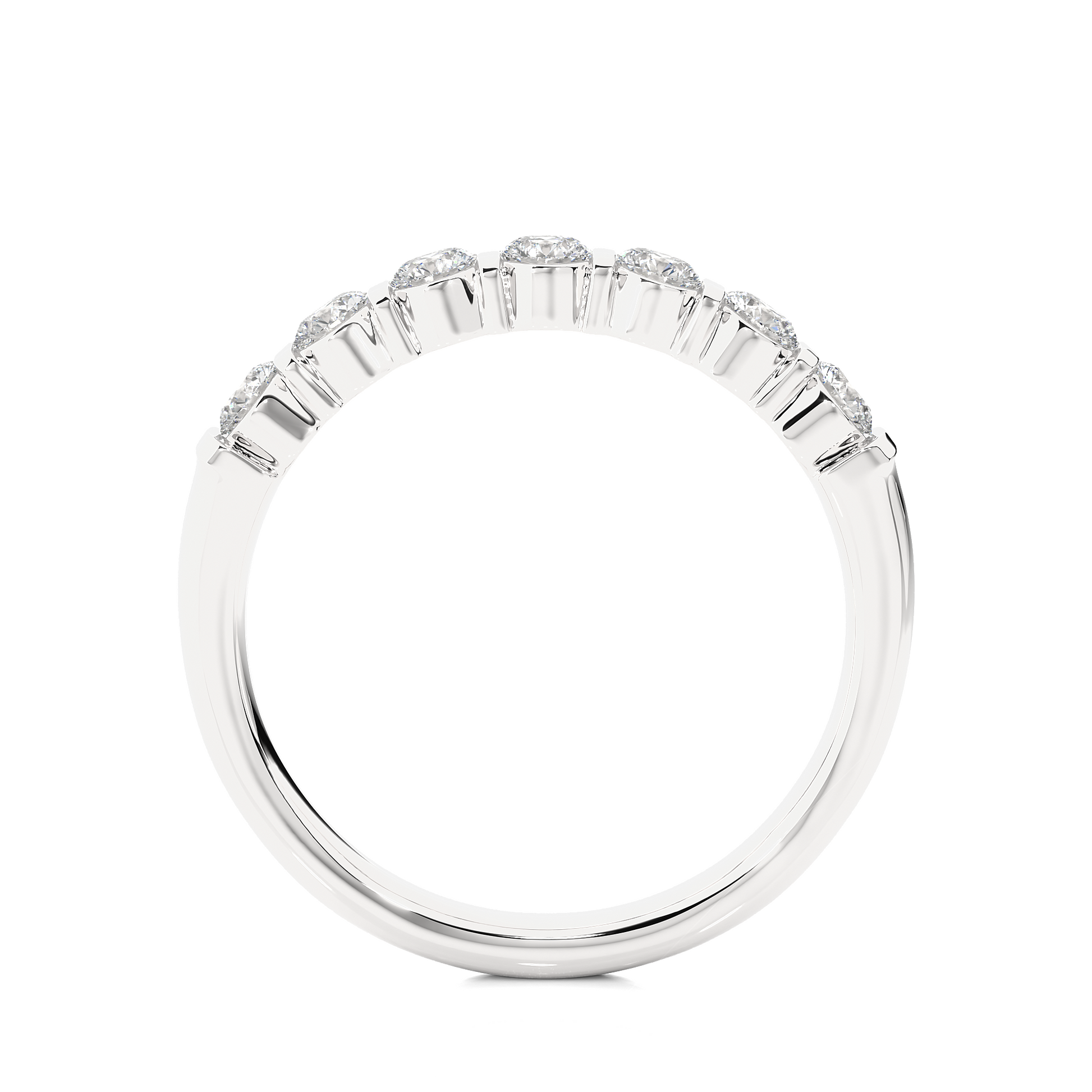 Lustre Seven-Stone Diamond Ring - Espira Gems