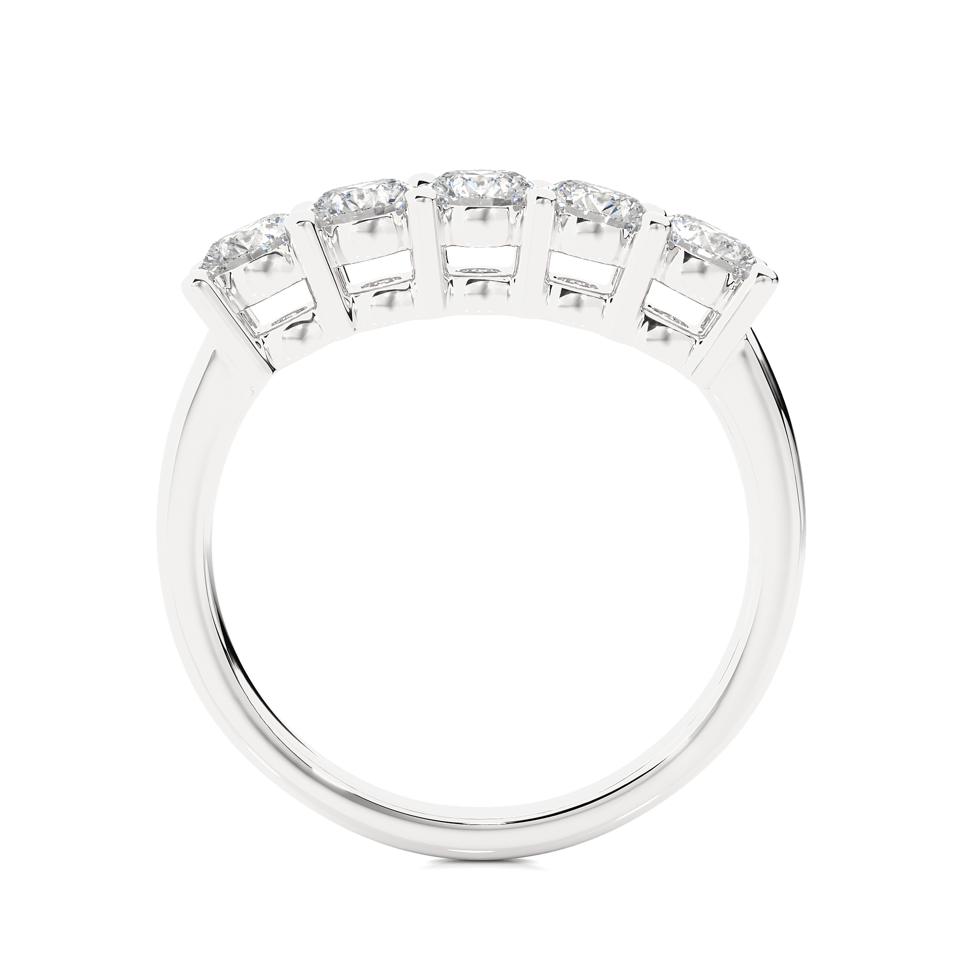 Lustre Five-Stone Diamond Ring - Espira Gems