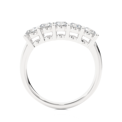 Lustre Five-Stone Diamond Ring - Espira Gems