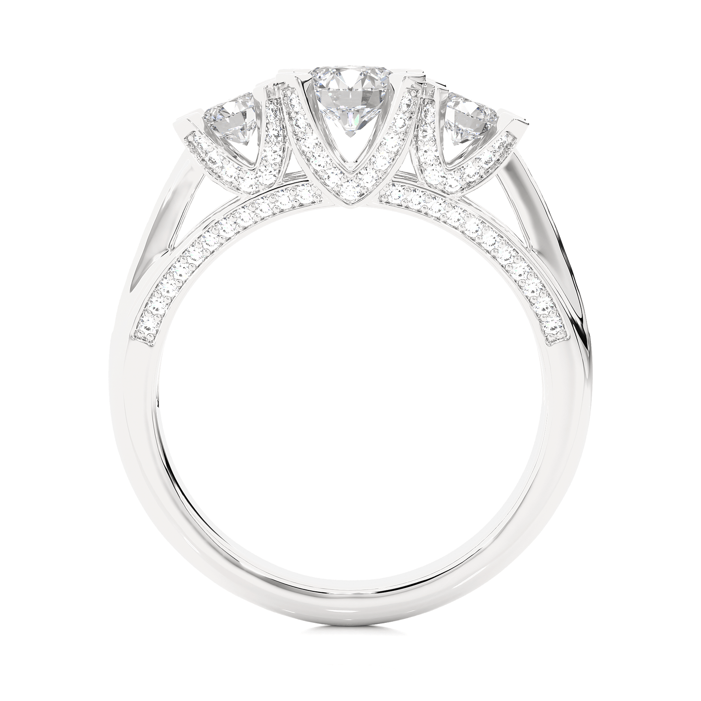 diva round diamond ring - espira fine gems