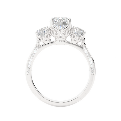 Heritage Glow Round Diamond Ring - Espira Gems