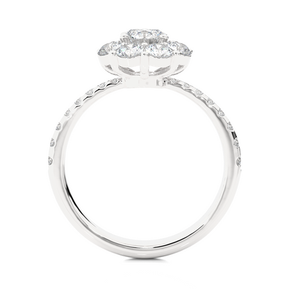 Coronet Round Diamond Ring