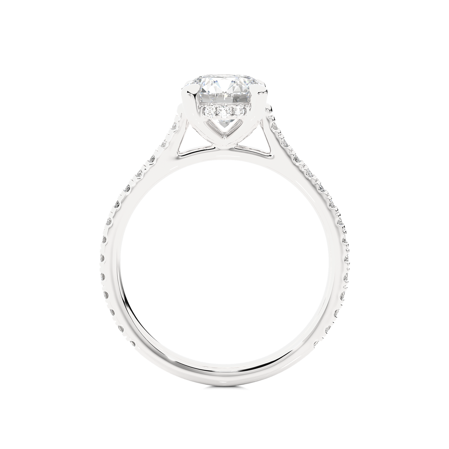 horizon round diamond ring
