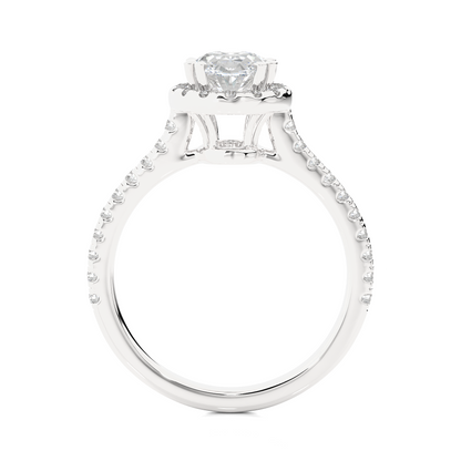 Victorian Oval Diamond Ring - Espira Gems