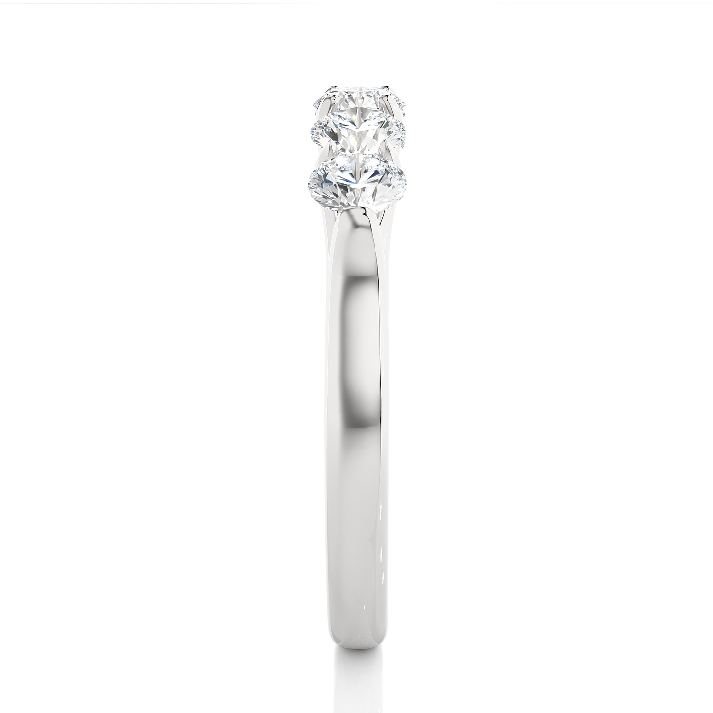 sparkling round lab grown diamond ring - espira fine gems