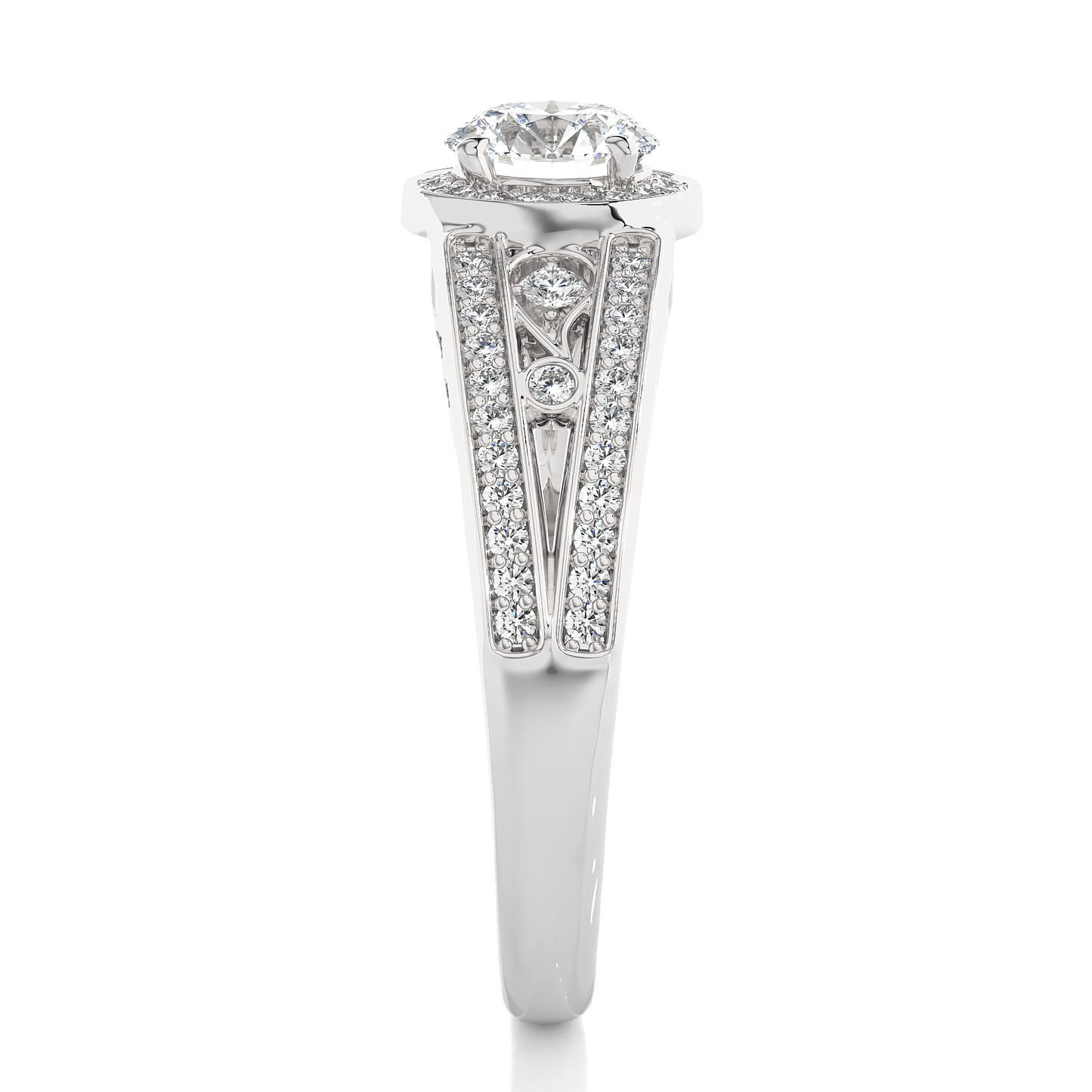 regalia round diamond ring