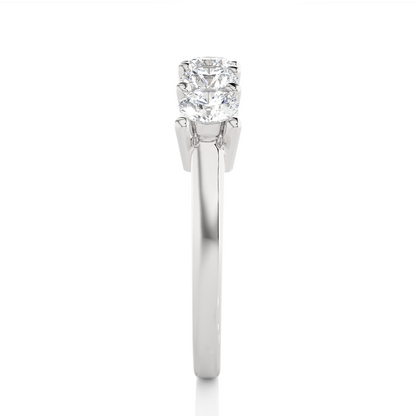 Lustre Five-Stone Diamond Ring - Espira Gems