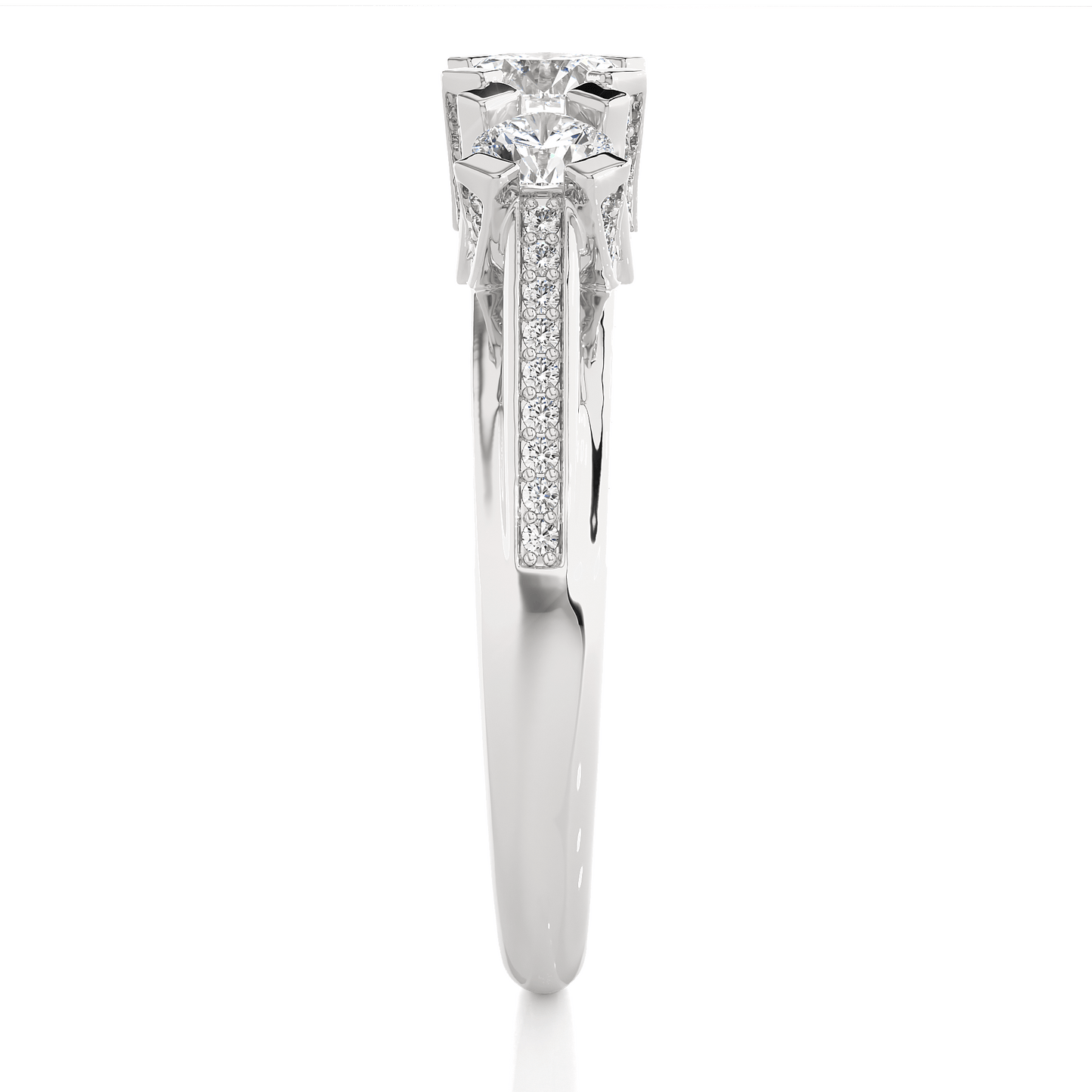 diva round diamond ring - espira fine gems