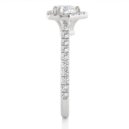 Victorian Heart Diamond Ring