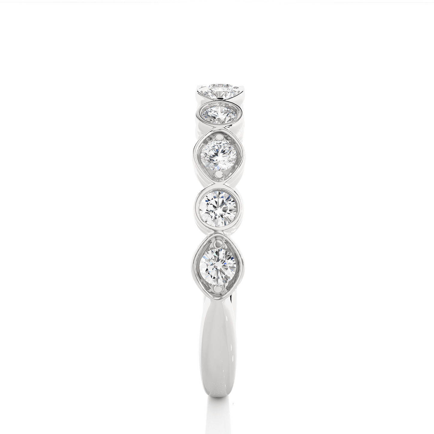 drip round diamond ring - espira fine gems