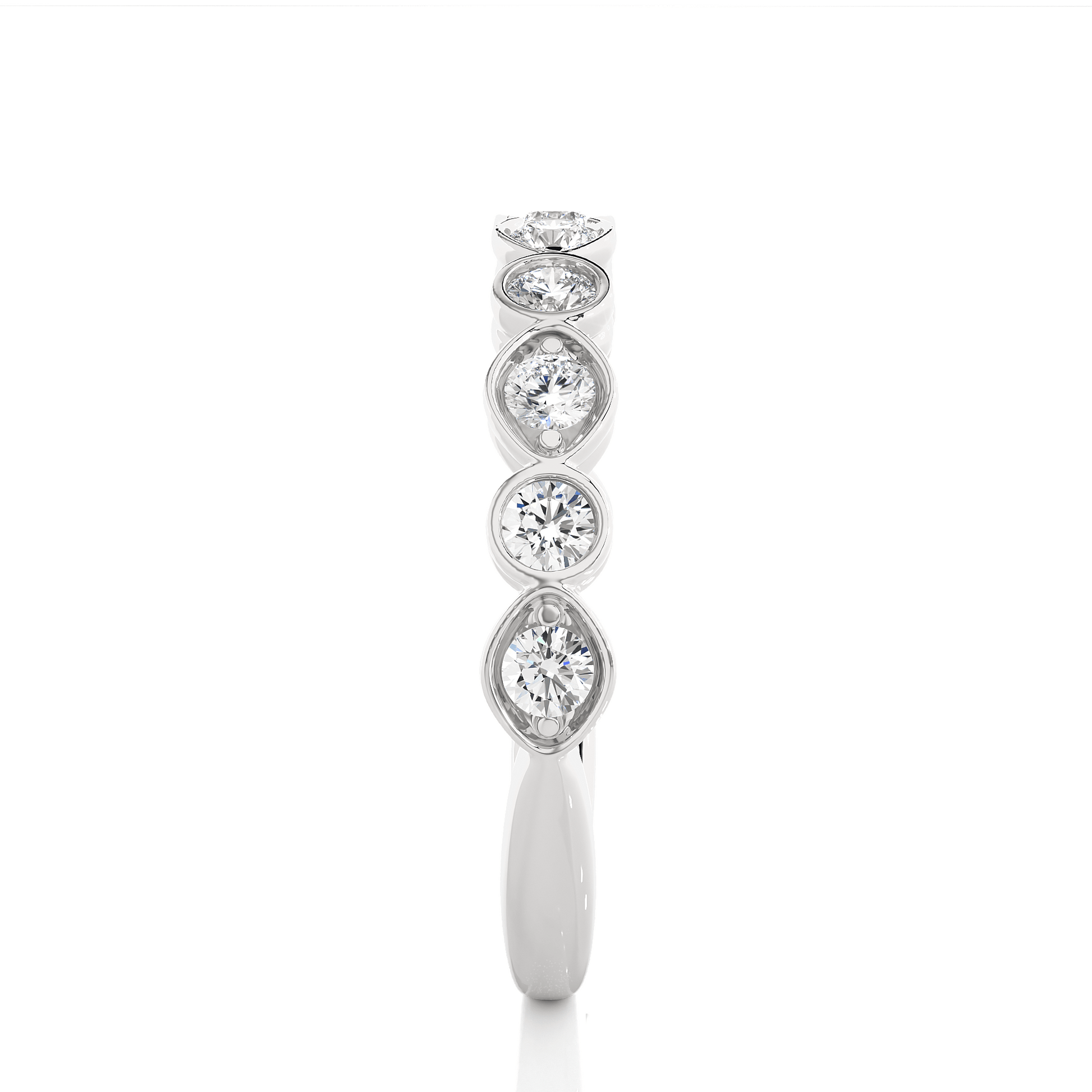 Drip Round Diamond Ring - Espira Fine Gems