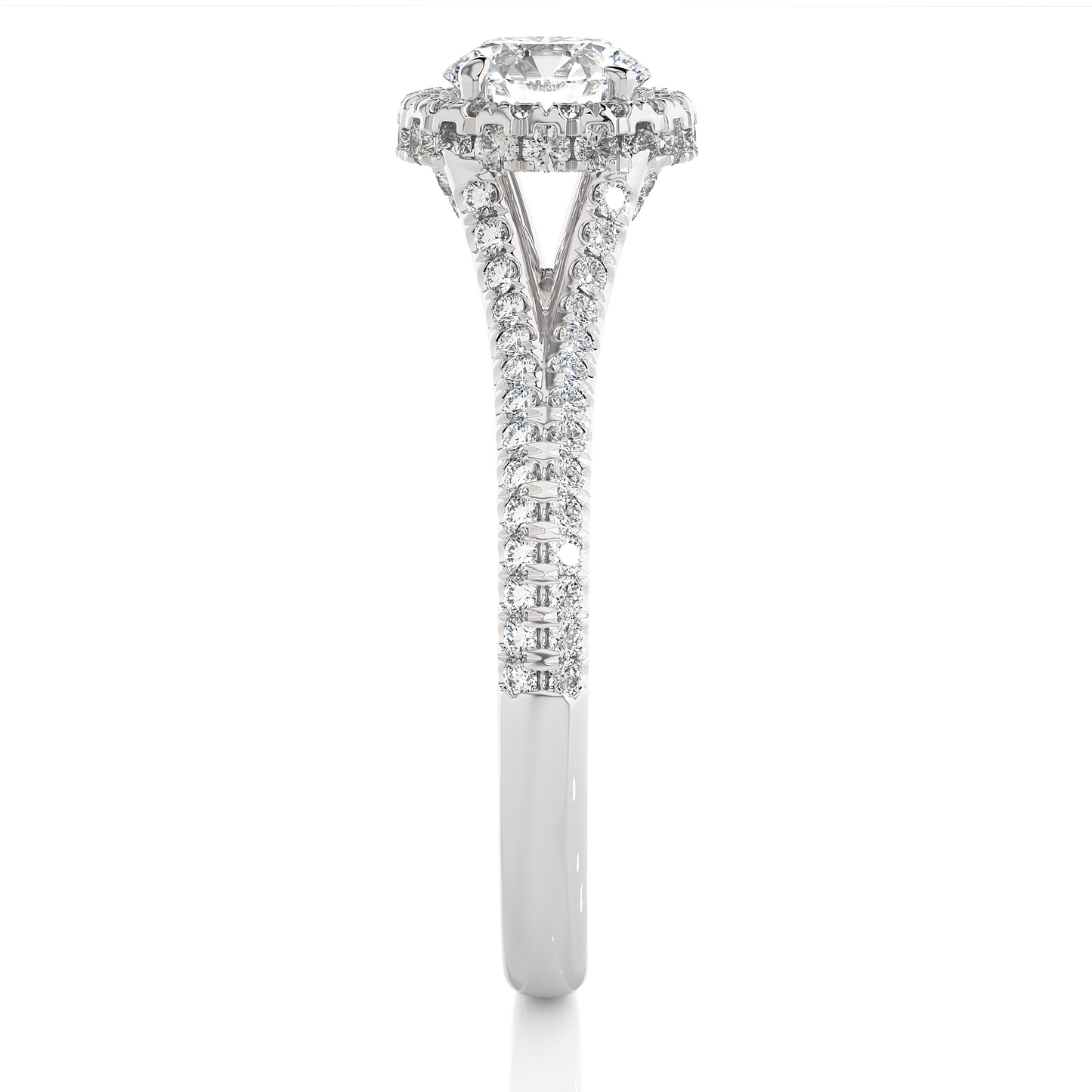 monarch round diamond ring