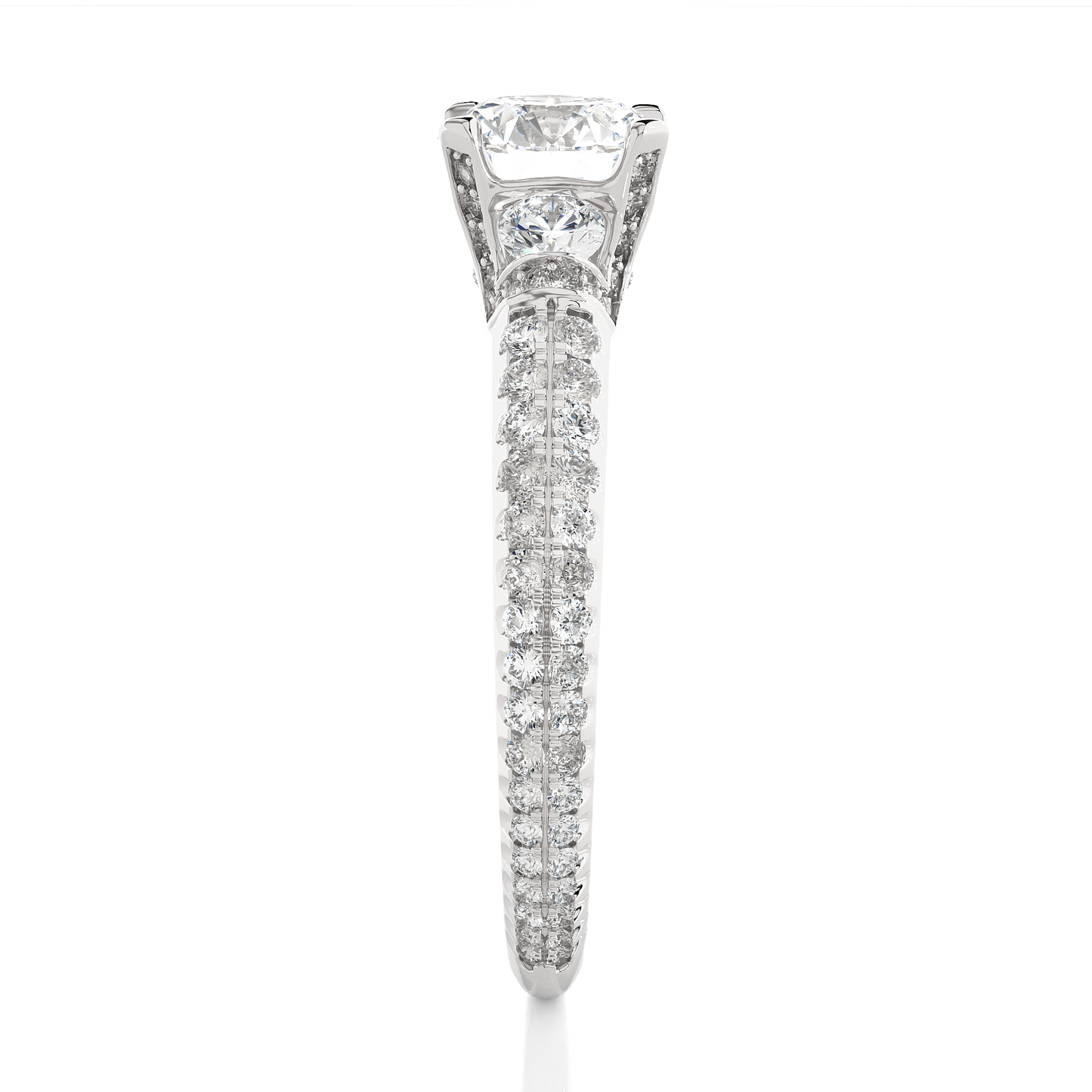 mistara round diamond ring - espira gems