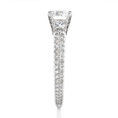 Mistara Round Diamond Ring - Espira Gems