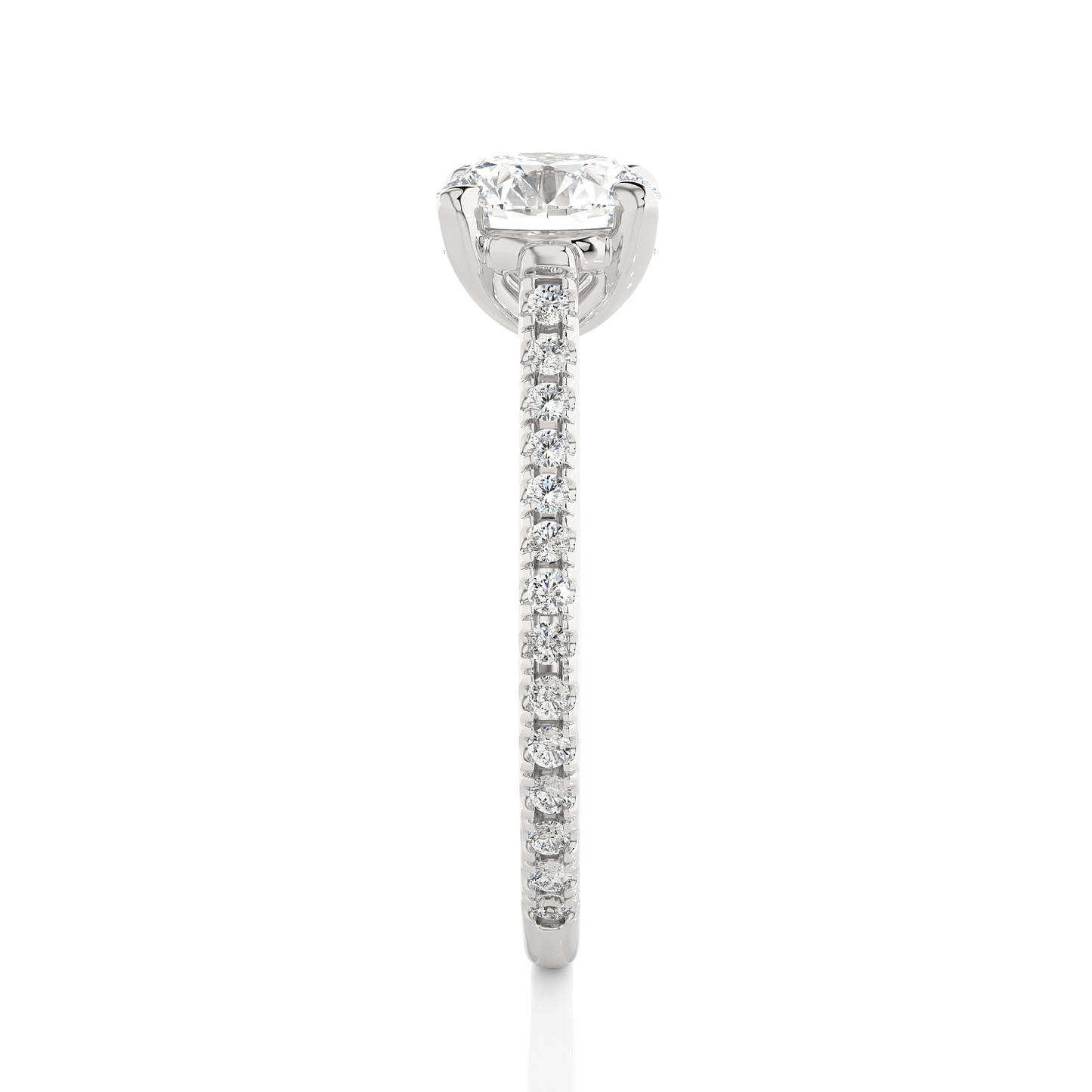 horizon round diamond ring