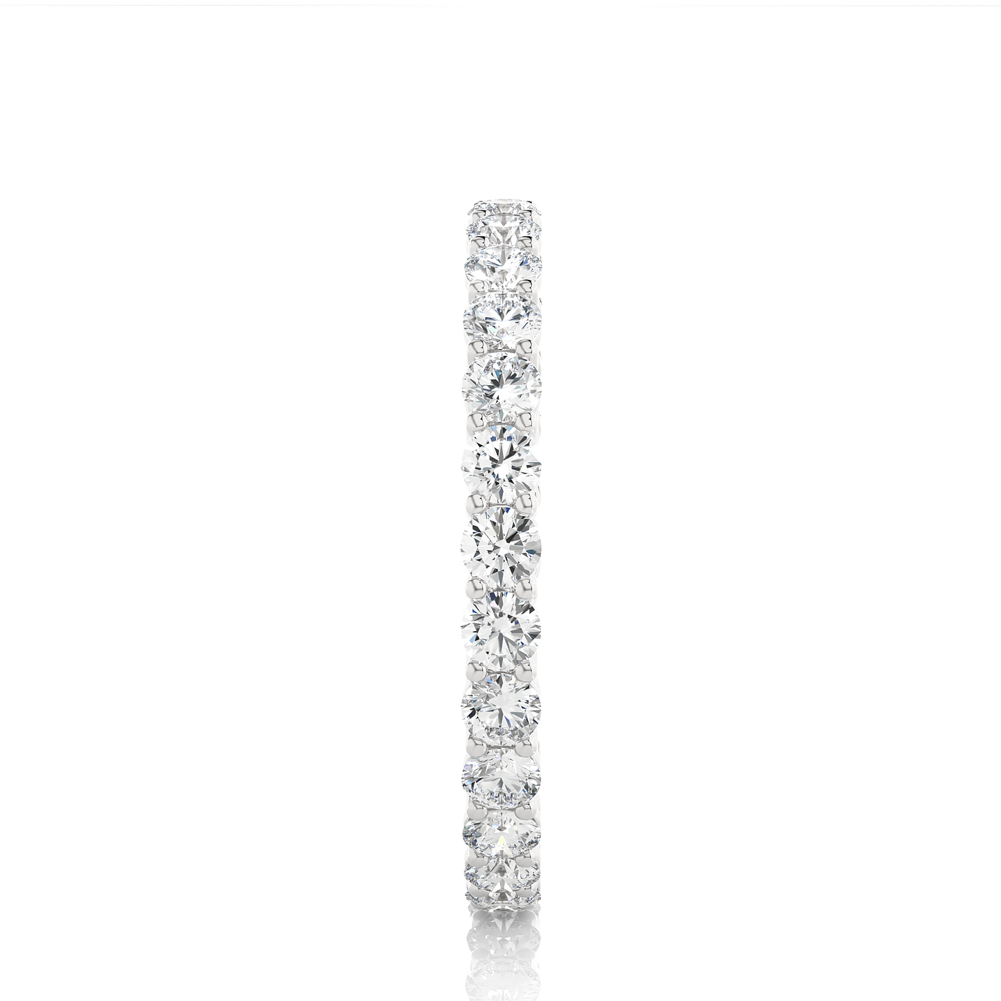 timeless eternity band round lab grown diamond ring - espira fine gems