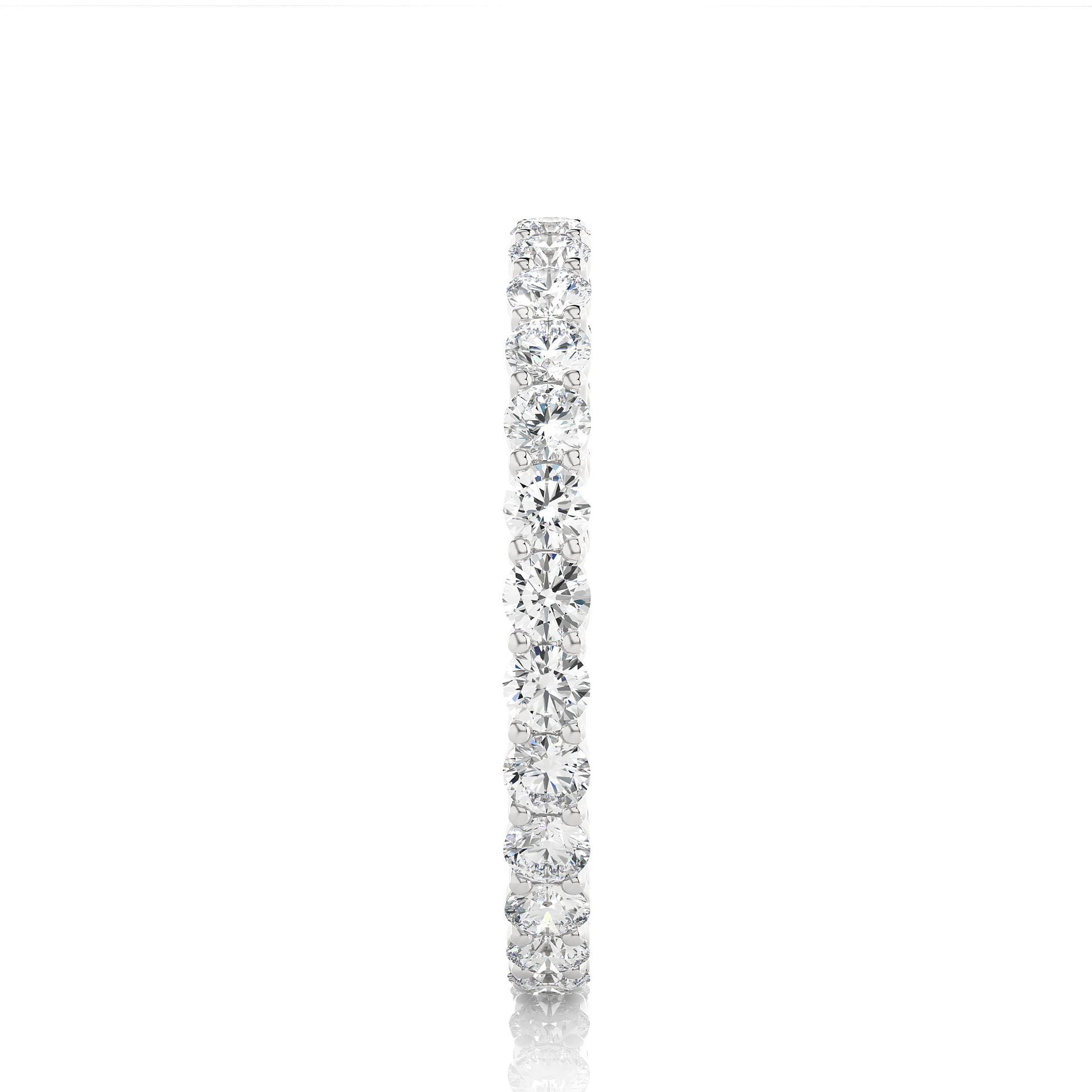 Timeless Eternity Band Round Lab Grown Diamond Ring - Espira Fine Gems