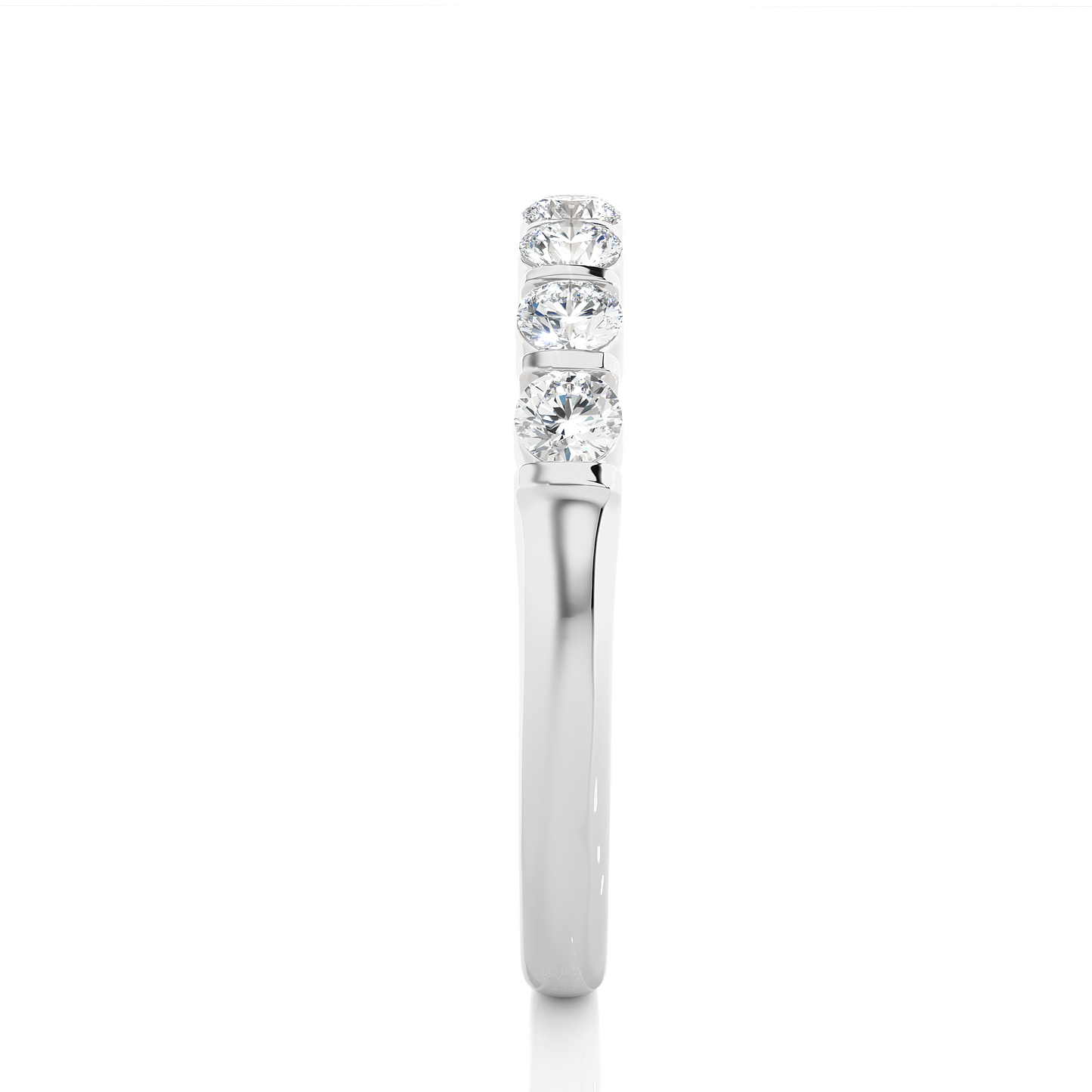 lustre seven-stone diamond ring - espira gems