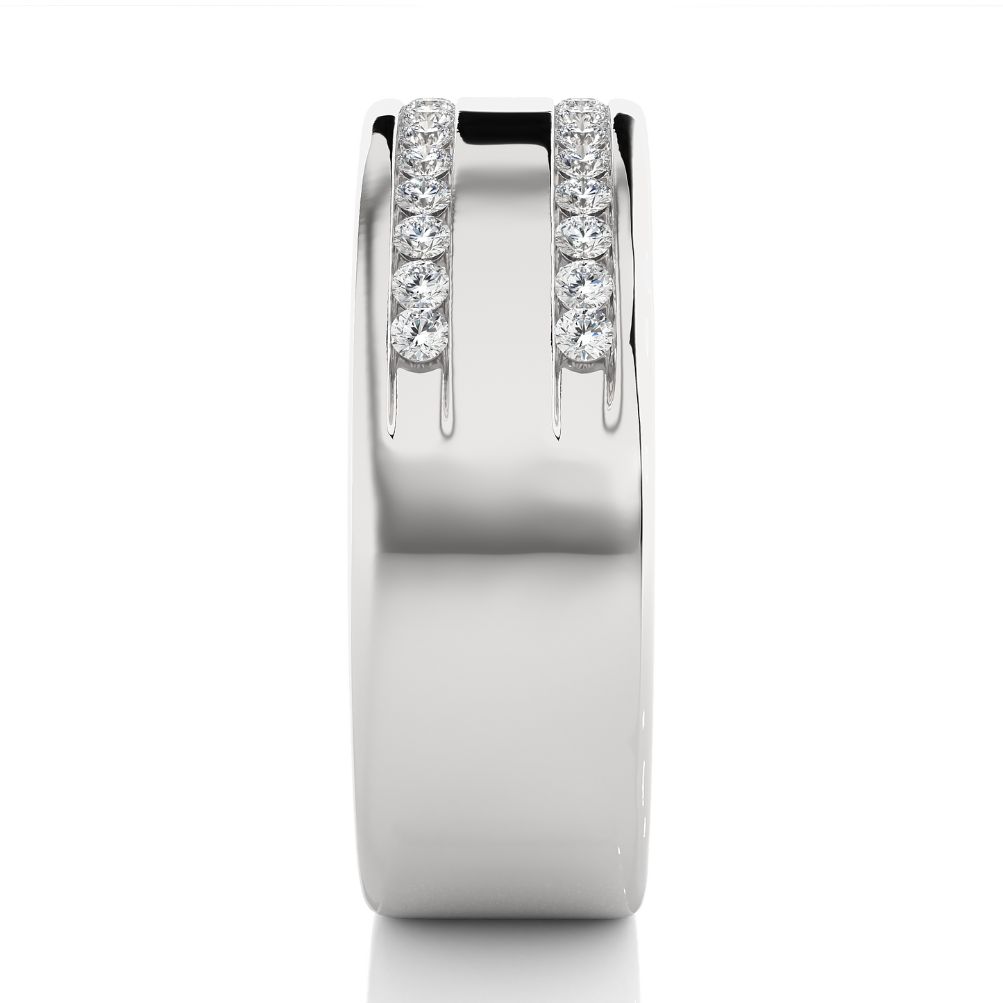 empire round diamond ring