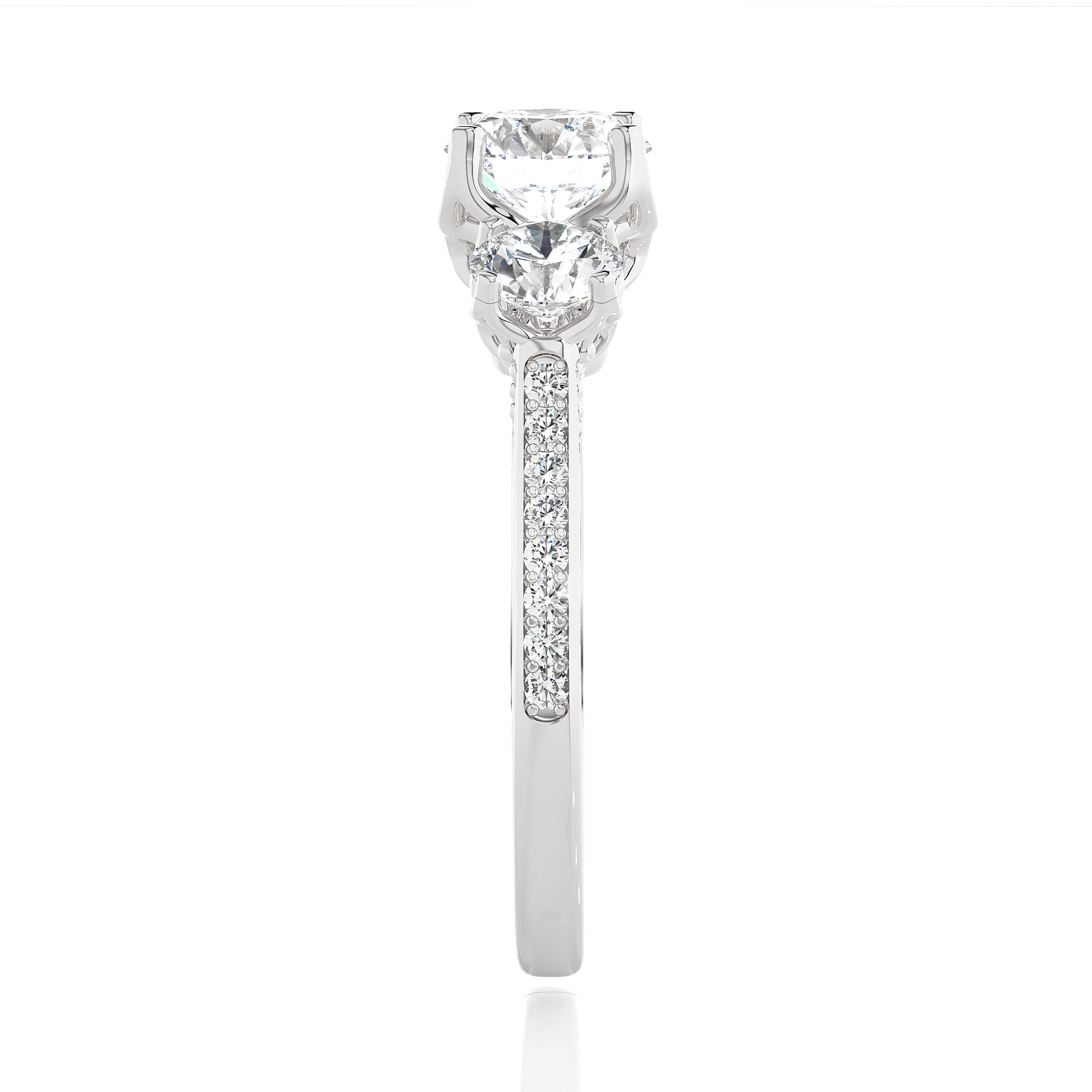 Heritage Glow Round Diamond Ring - Espira Gems