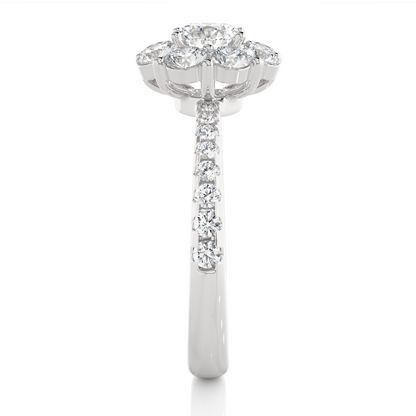 Coronet Round Diamond Ring