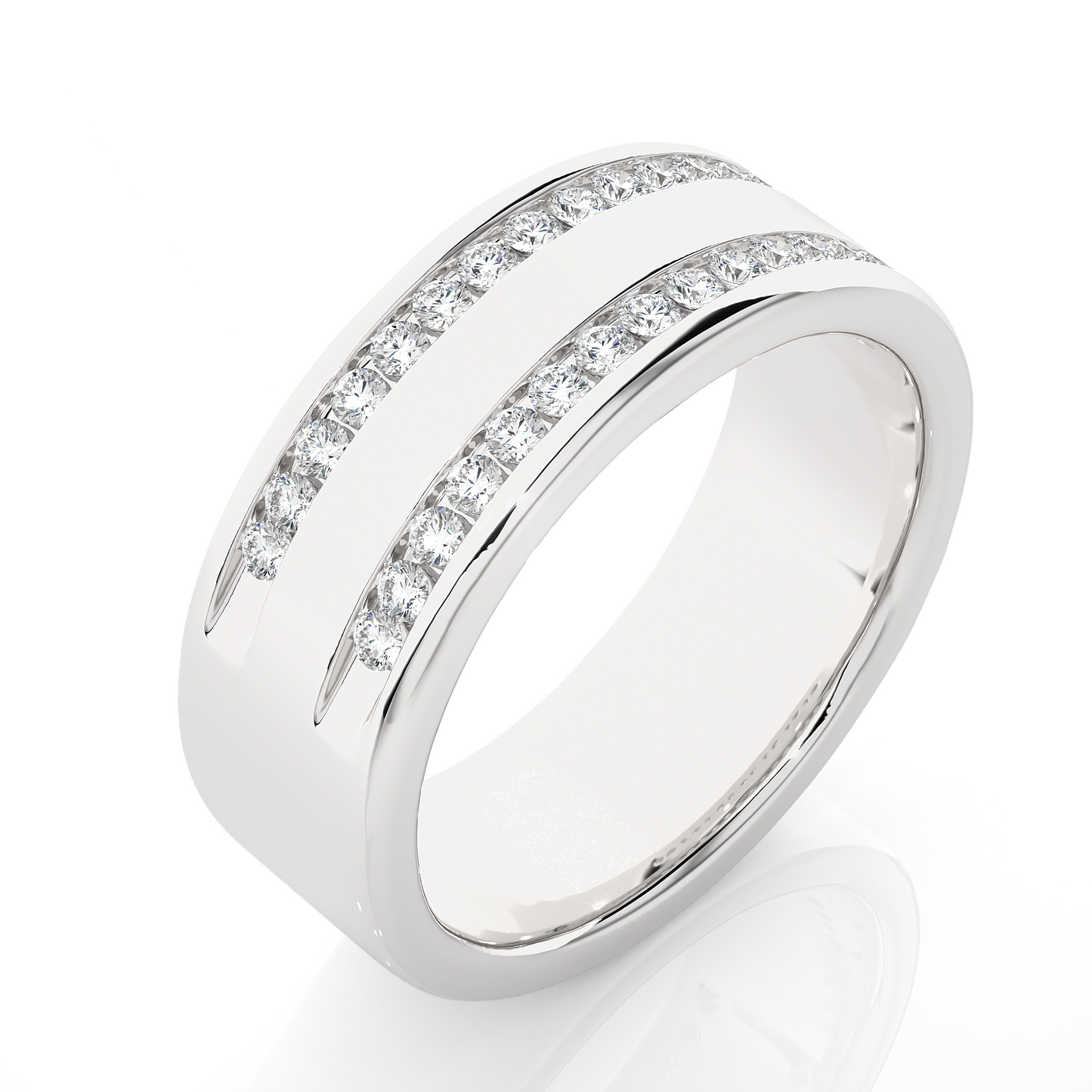 empire round diamond ring