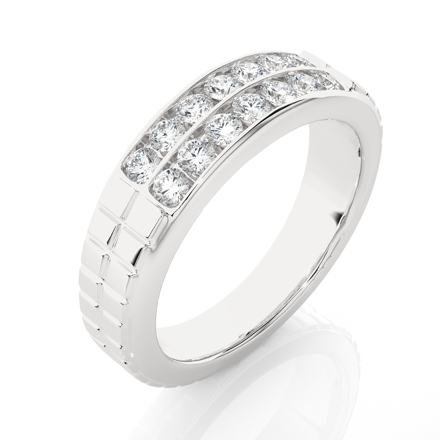 titan round diamond ring