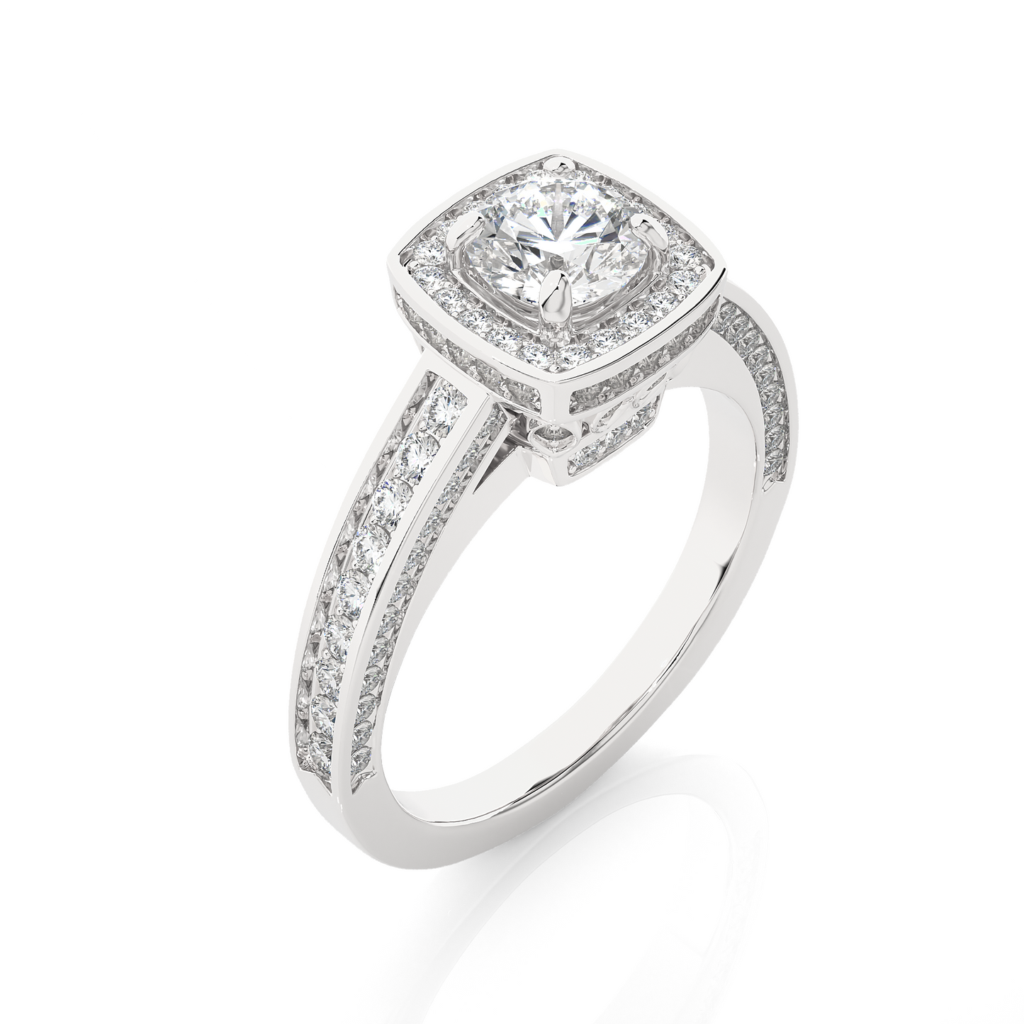 majesta round diamond ring