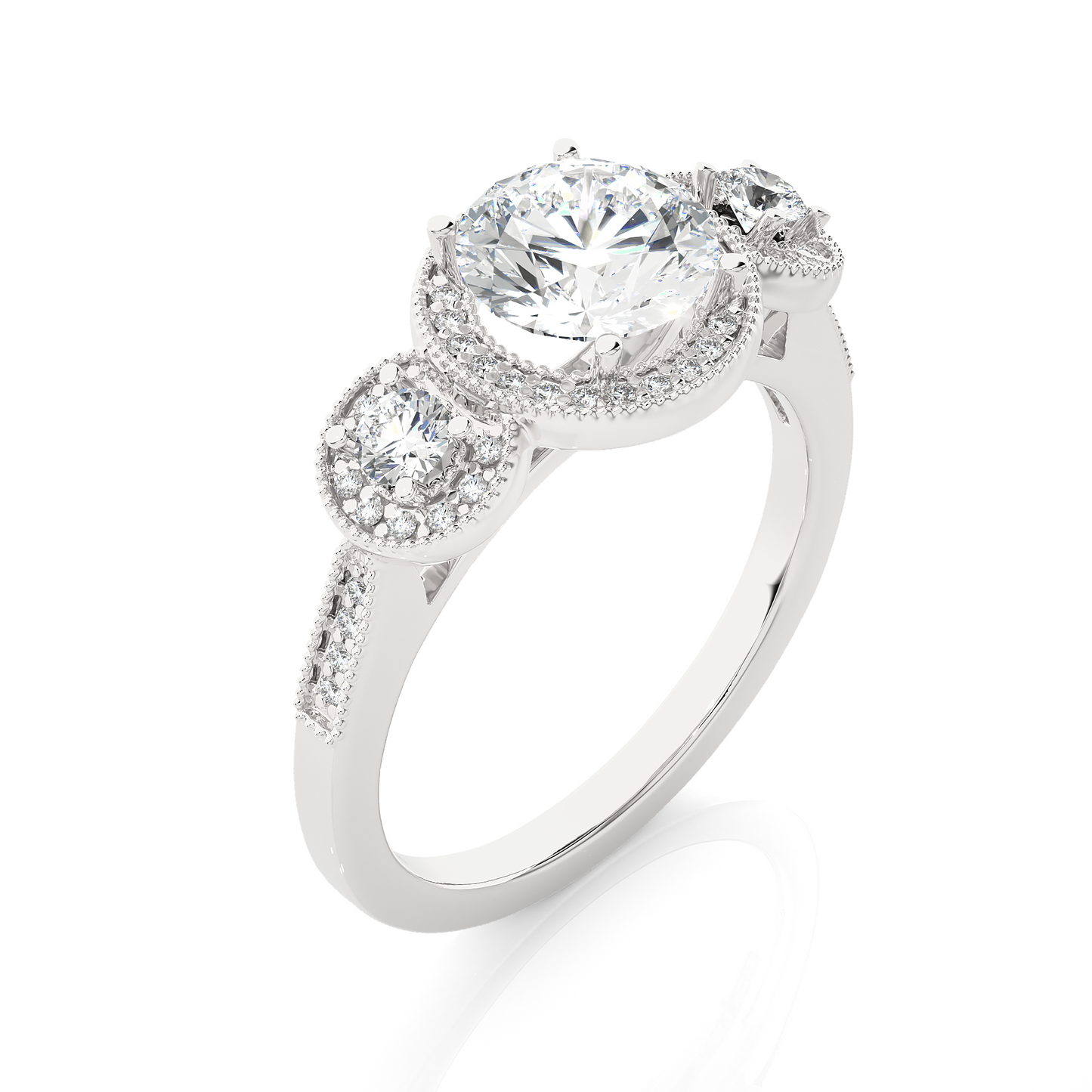 thalassa round diamond ring - espira gems