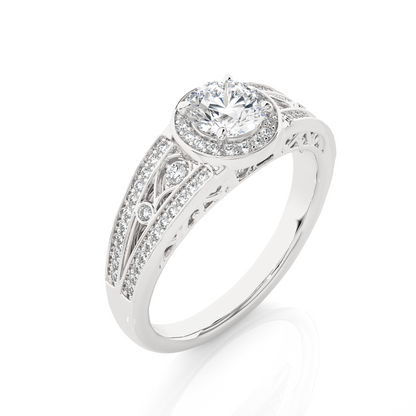 Regalia Round Diamond Ring