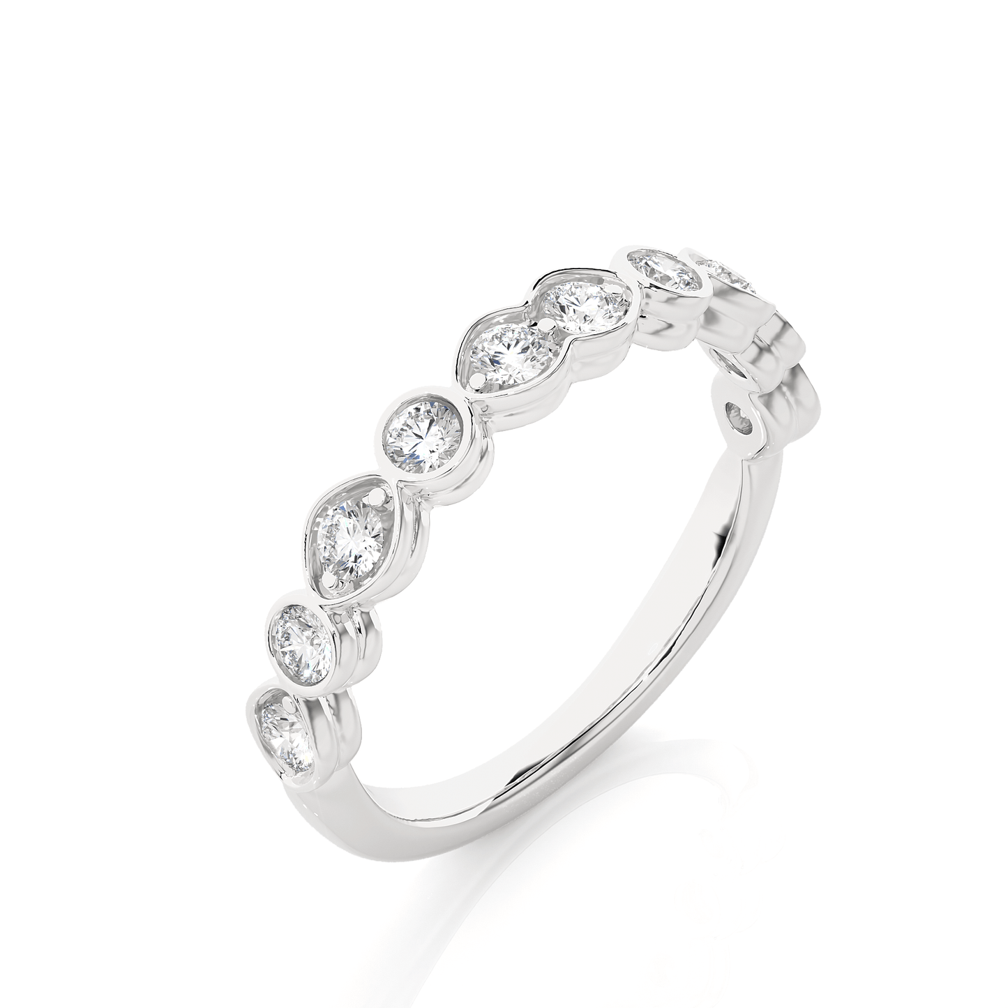 drip round diamond ring - espira fine gems