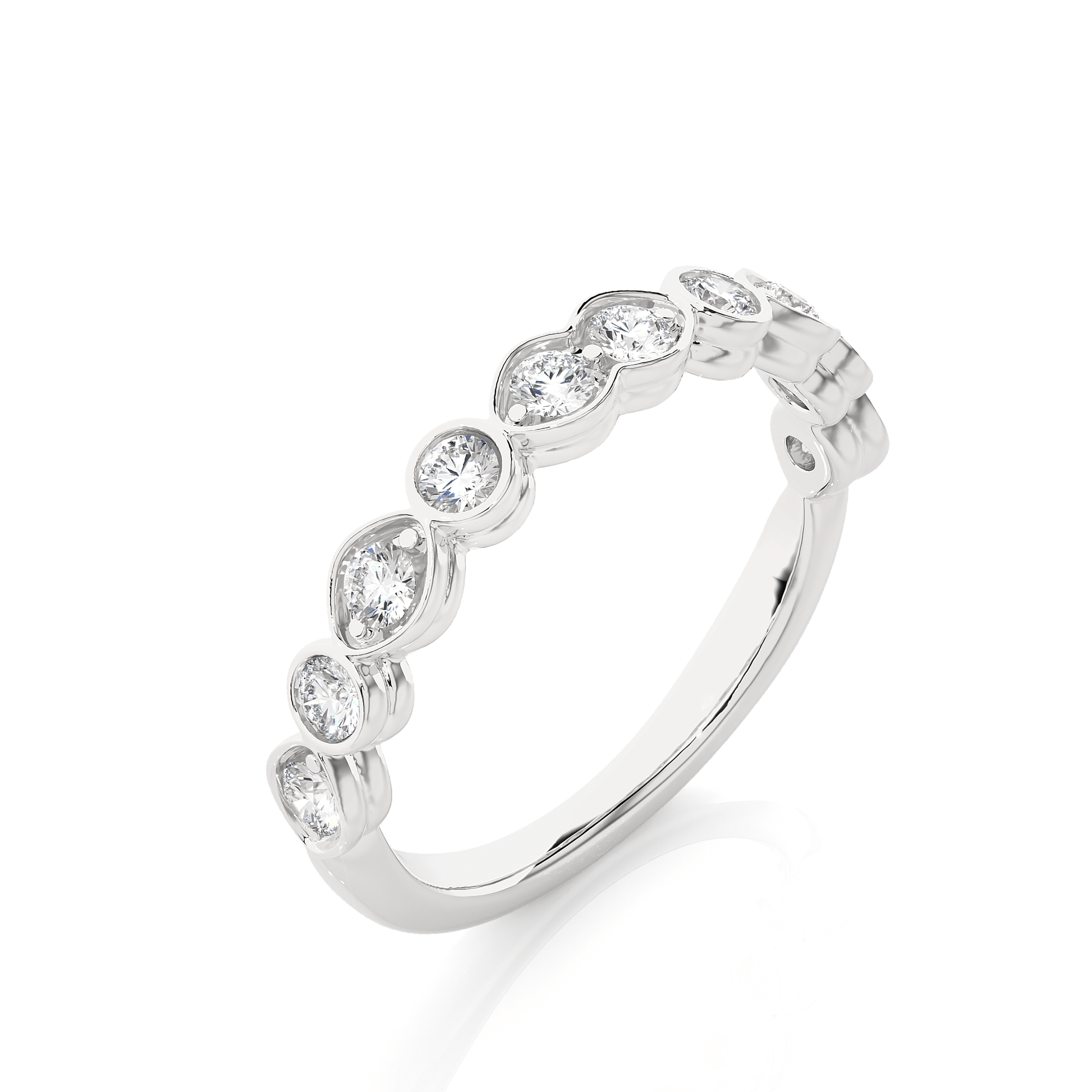 Drip Round Diamond Ring - Espira Fine Gems