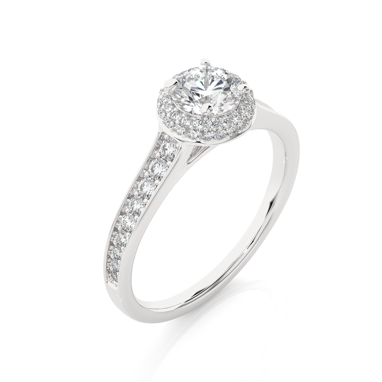 sovereign round diamond ring