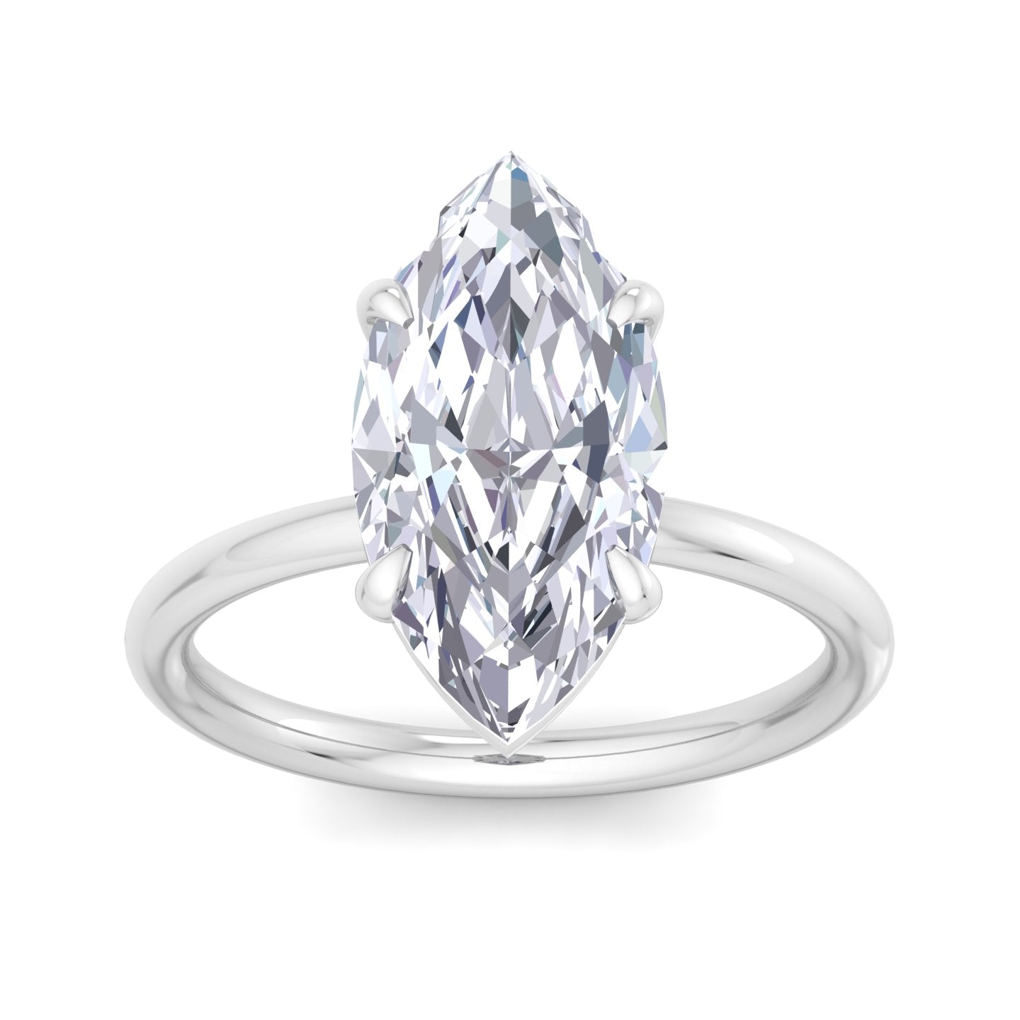 bague liberty en diamant marquise de 4 carats