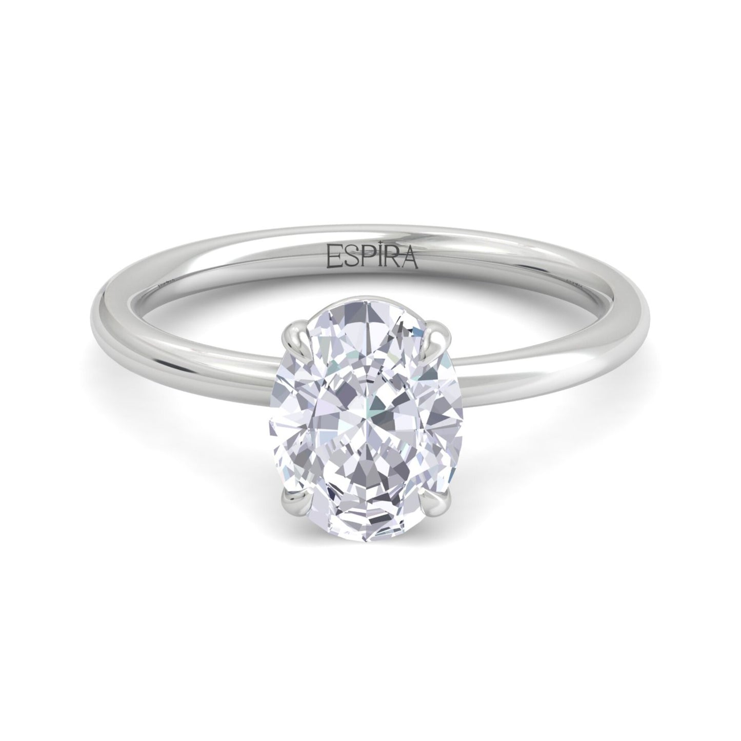 liberty 2 carat oval diamond ring