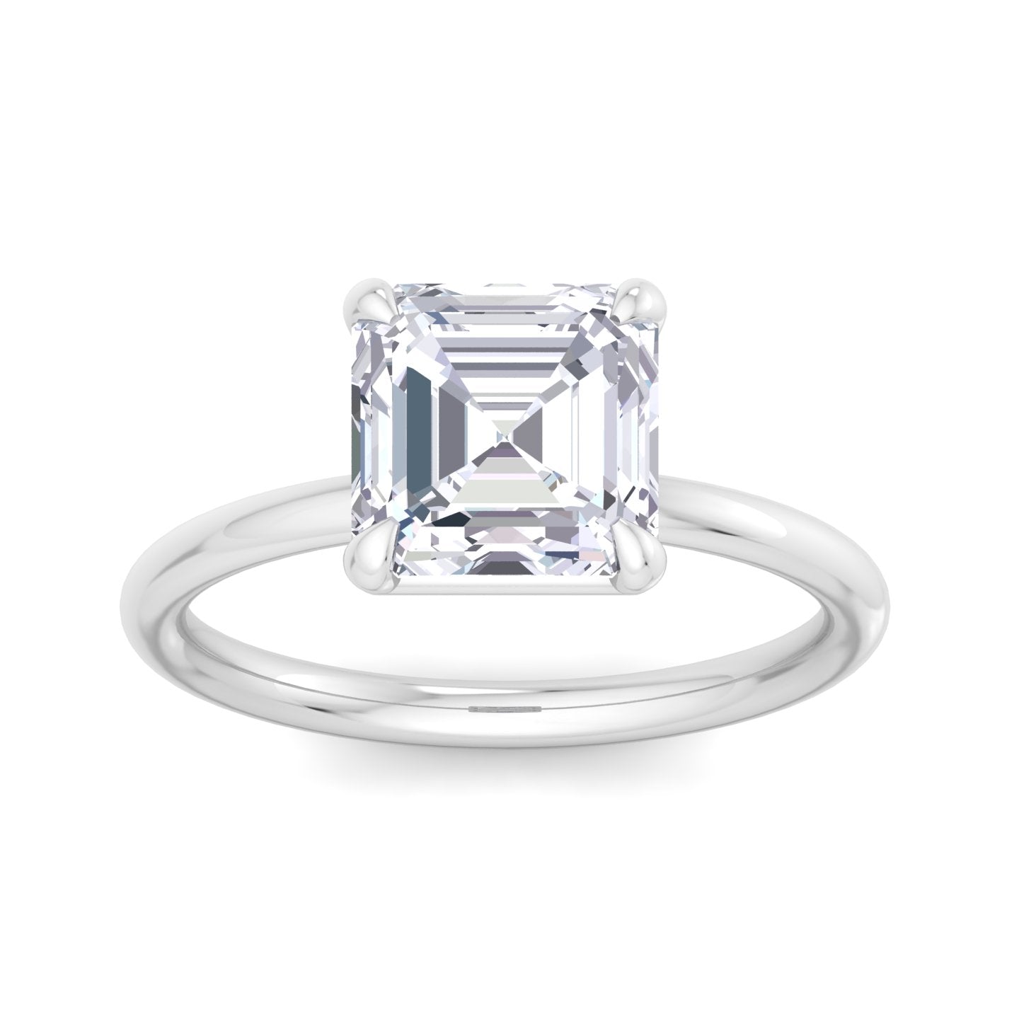 bague liberty avec diamant asscher 3 carats