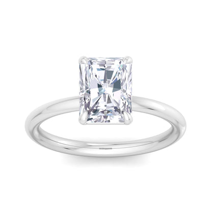 Bague Liberty avec diamant radiant de 2 carats