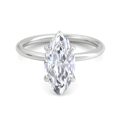 Bague Liberty en diamant marquise de 3 carats