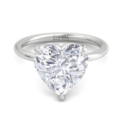 Bague Liberty en diamant cœur 4 carats