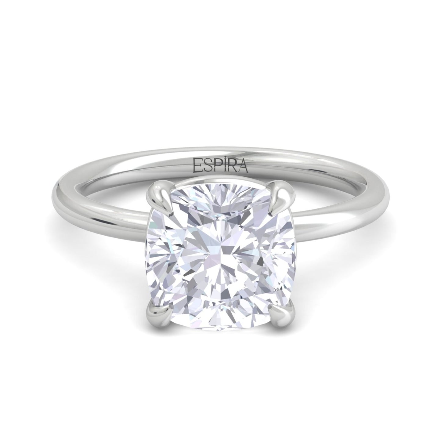 bague liberty en diamant coussin 4 carats