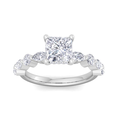 Florence Plus Princess Diamond Ring