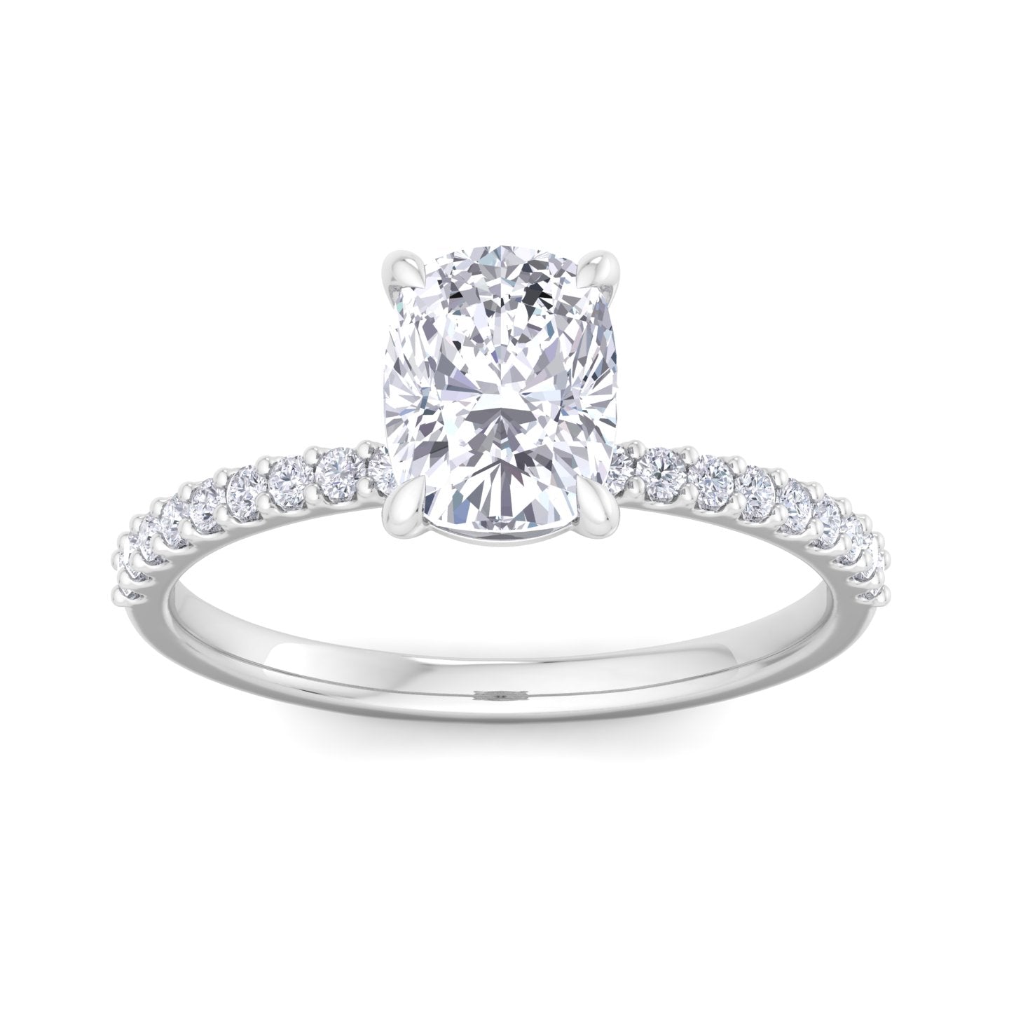 paradise cushion diamond ring