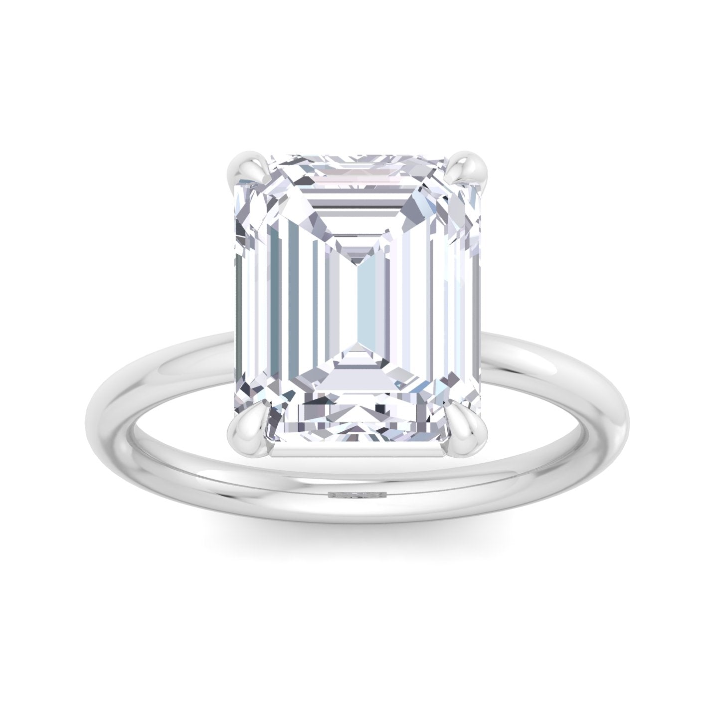 bague liberty avec diamant émeraude 4 carats