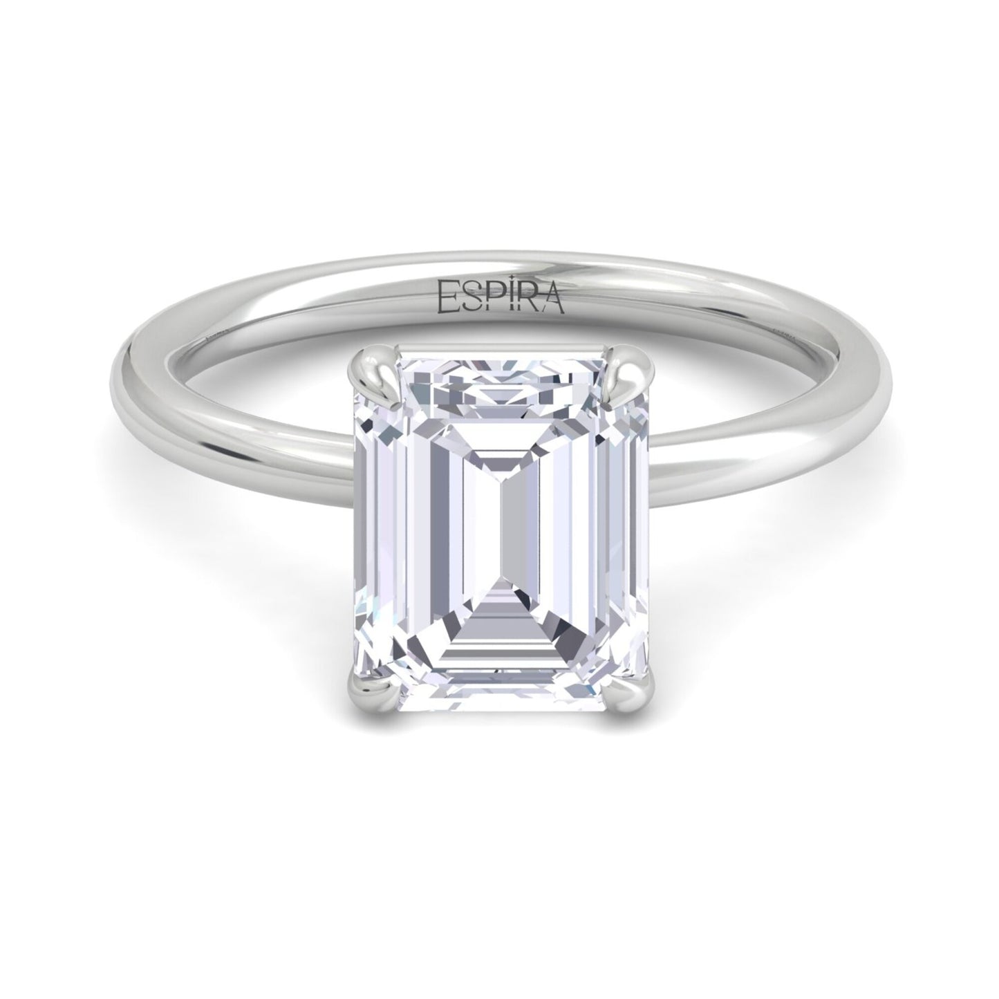 bague liberty avec diamant émeraude 3 carats